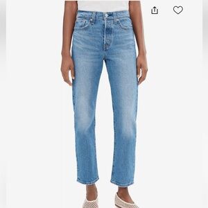 Levi's Wedgie Straight Cropped